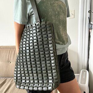 Nimes  Basket leather tote